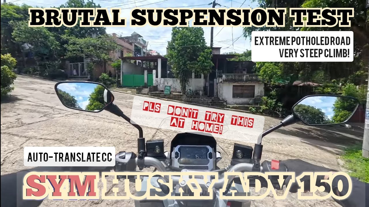 Sym Husky adv 150 Suspension Torture Test