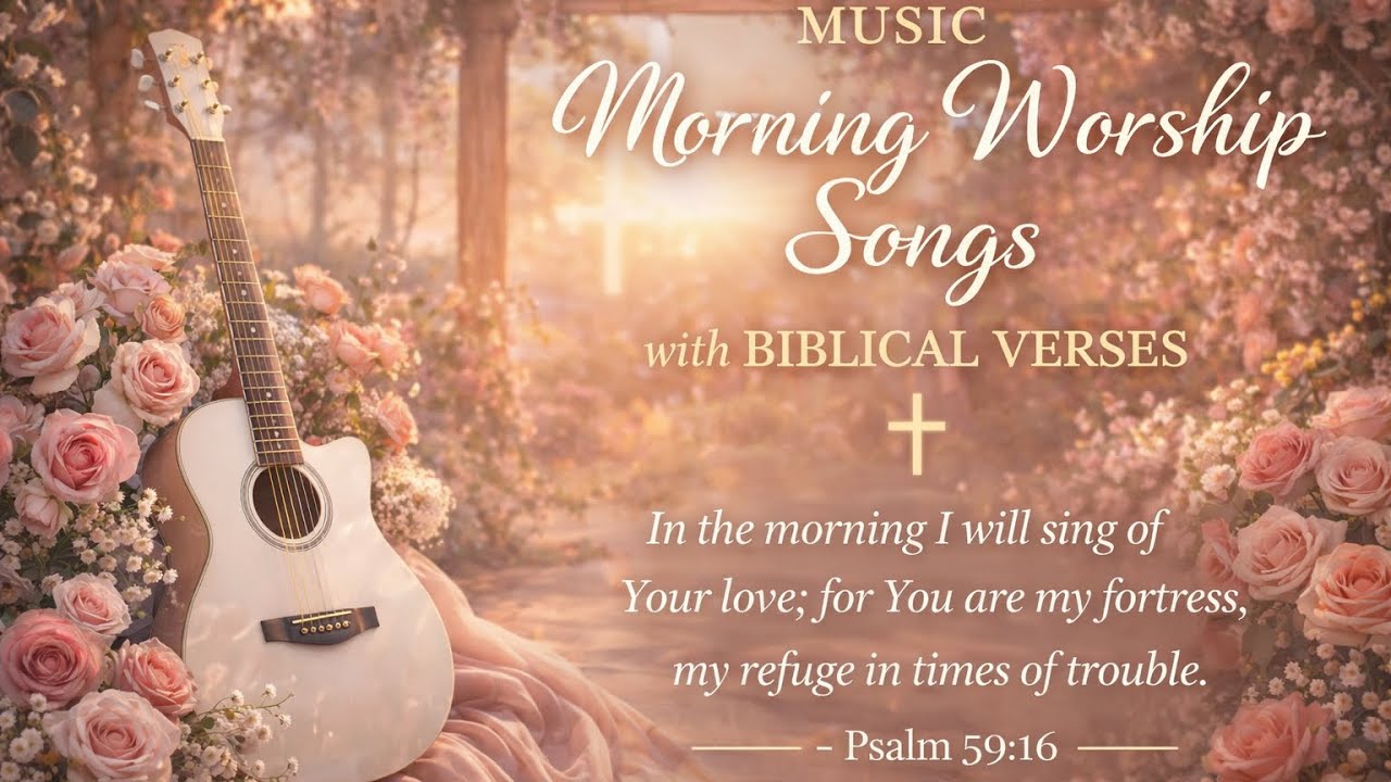 Morning Worship Songs with Biblical Verses | Peaceful Prayer Music for a Blessed Day