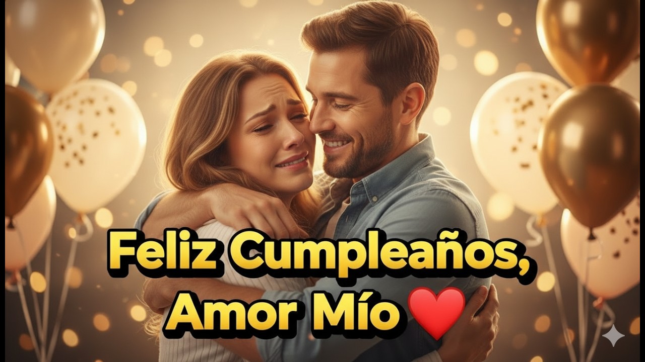 💘 Feliz Cumpleaños Esposo Mío | Carta de Amor Que Hará Llorar a Tu Marido 😭🎂