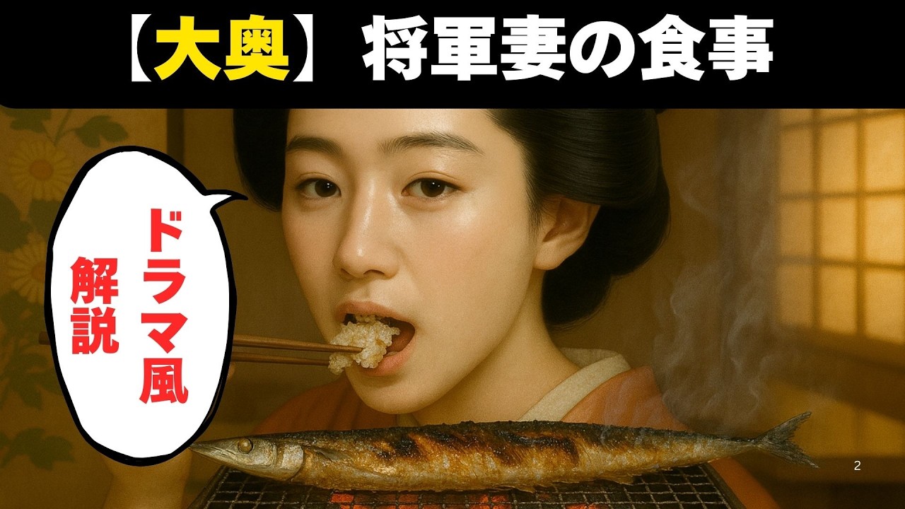 大奥 御台所（将軍の正室）の食事をわかりやすく説明しています。