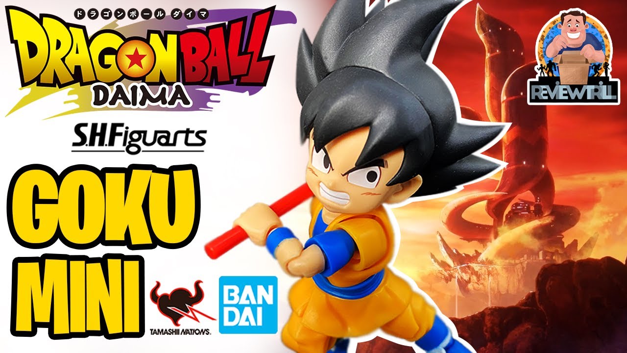 SON GOKU (MINI) DRAGON BALL DAIMA  - BANDAI S.H. FIGUARTS | REVIEW BR