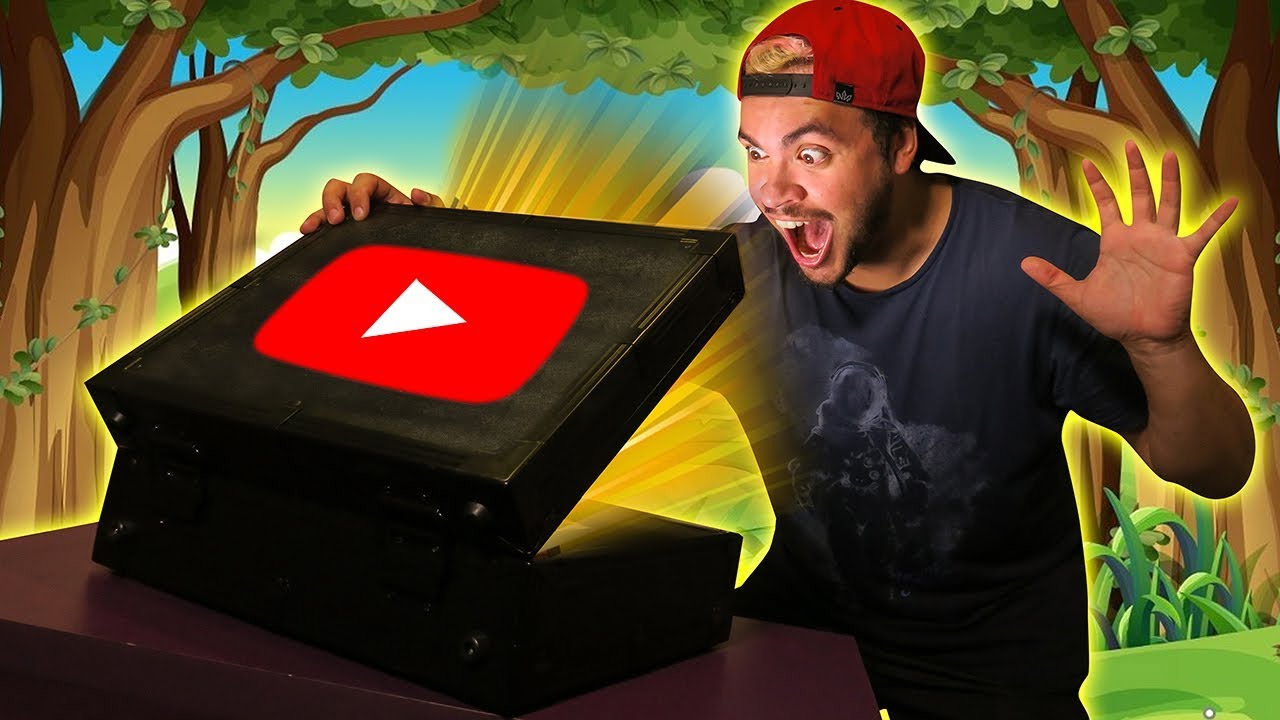 RECEBI O PRESENTE SECRETO DE DIAMANTE DO YOUTUBE !!