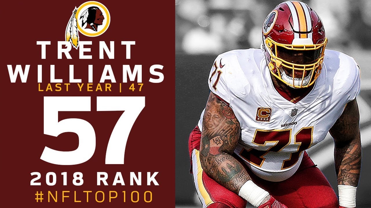 #57: Trent Williams (OT, Redskins) | Top 100 Players of 2018 | NFL
