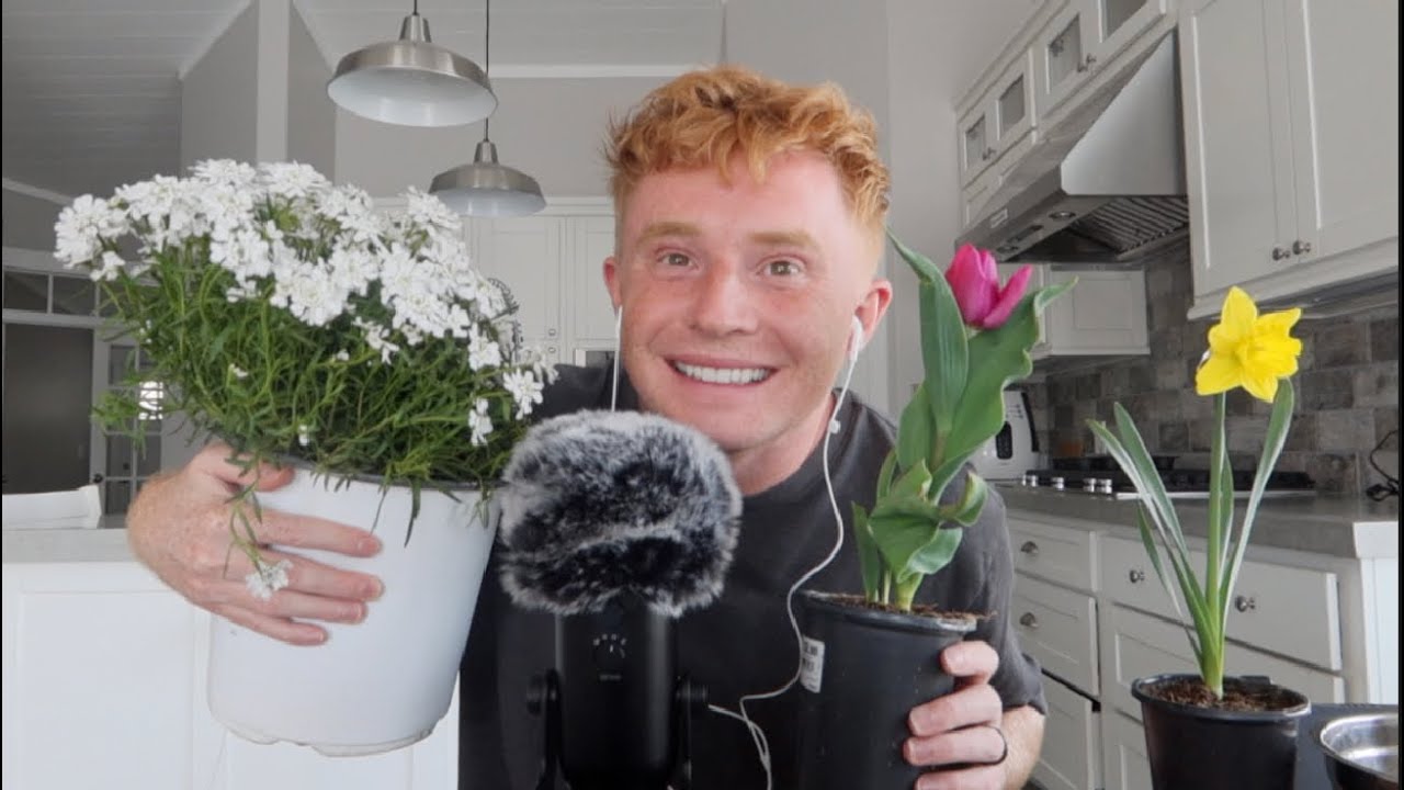 ASMR with SPRING FLOWERS