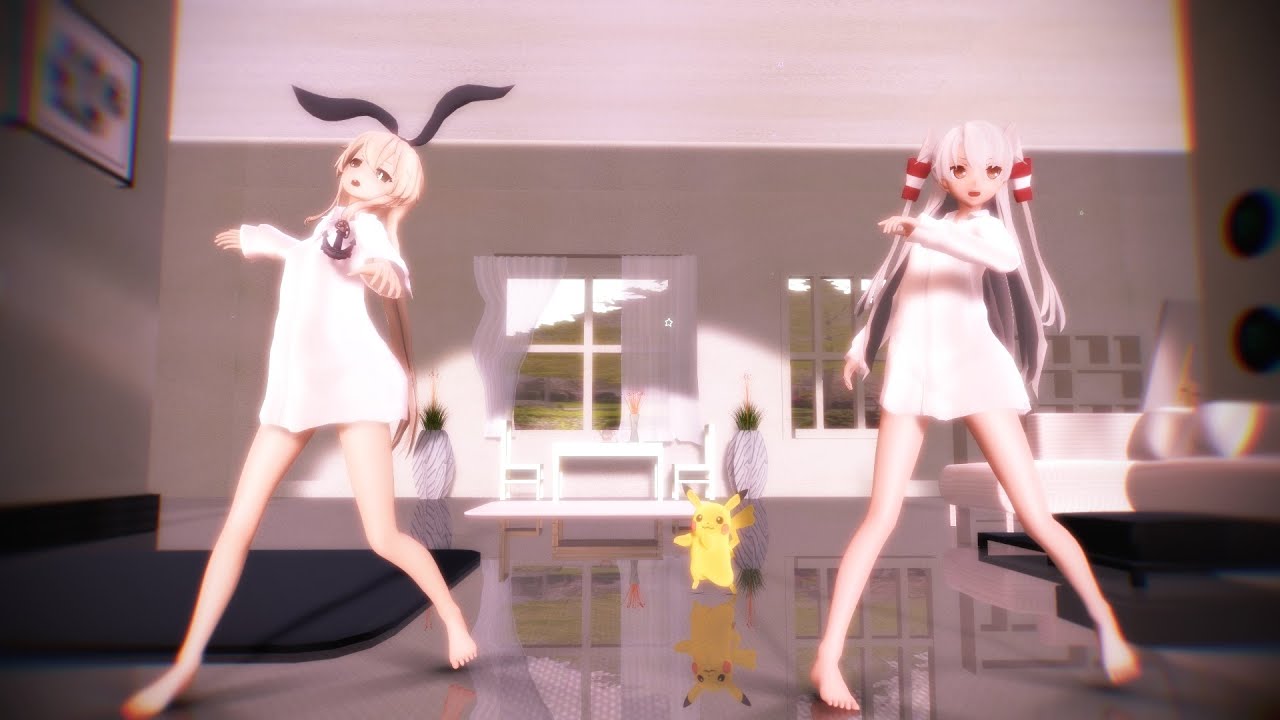 【MMD Kancolle】島風＆天津風 × ヒビカセ