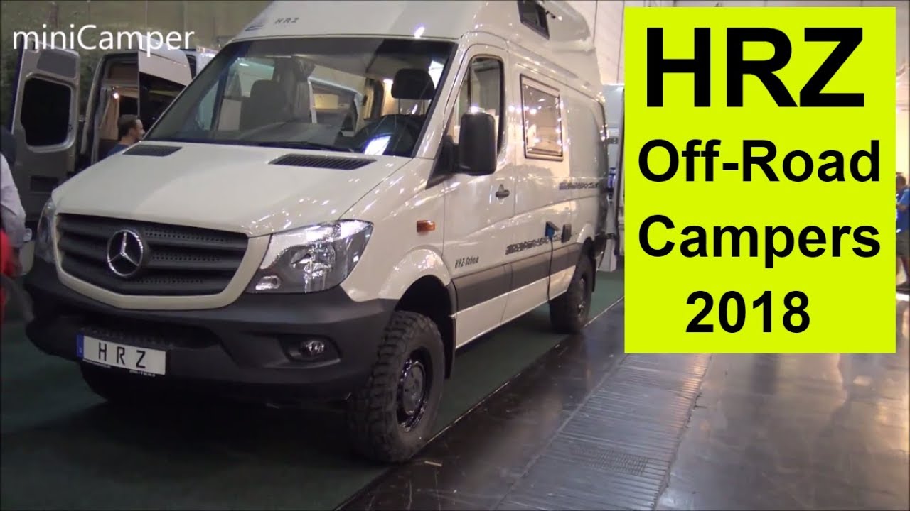 The HRZ off Road camper vans 2018