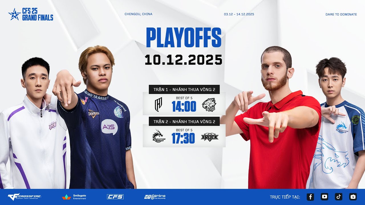 🔴EVOS x QAD - XR x EP | CFS 2025 GRAND FINALS PLAYOFFS DAY 5