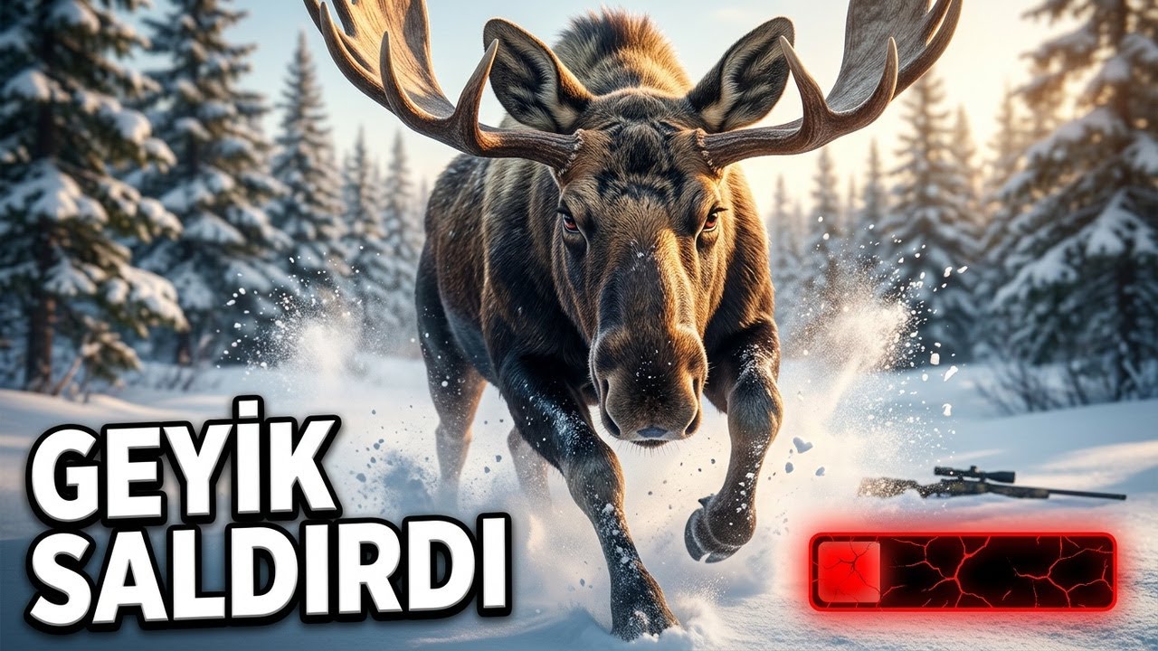 the hunter classic GEYİK SALDIRDI bizon avı ve bilgiler