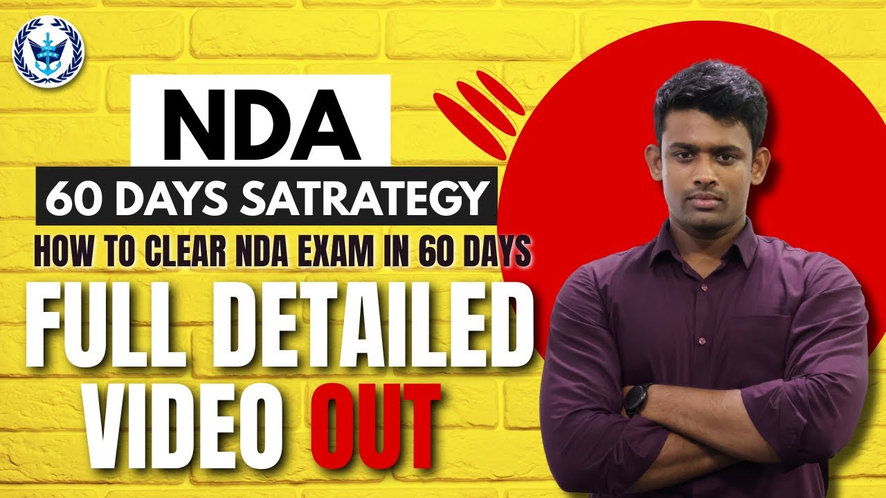 Crack NDA in 60 Days | Complete Preparation Strategy