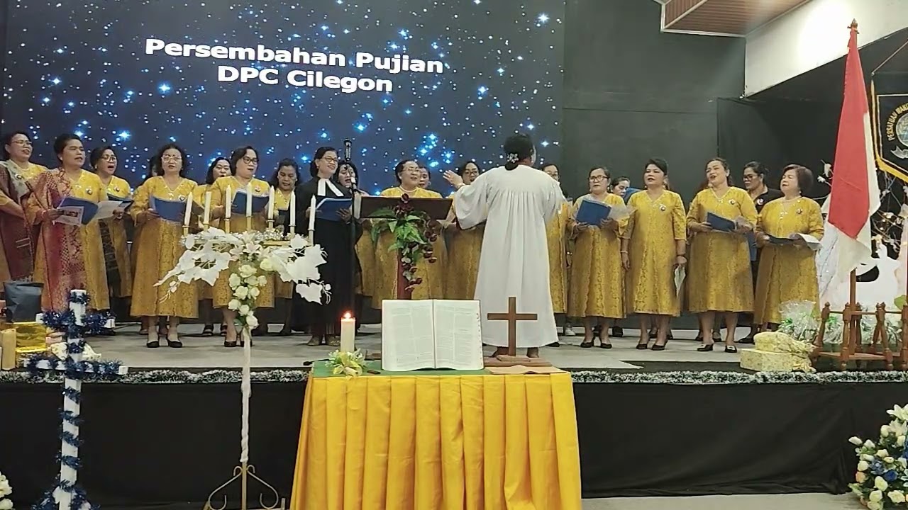PS PWKI DPC KOTA CILEGON PIMPINAN RISMAULI LUMBANGAOL ACARA NATAL PWKI DPD BANTEN RUMAH DOA GBI 