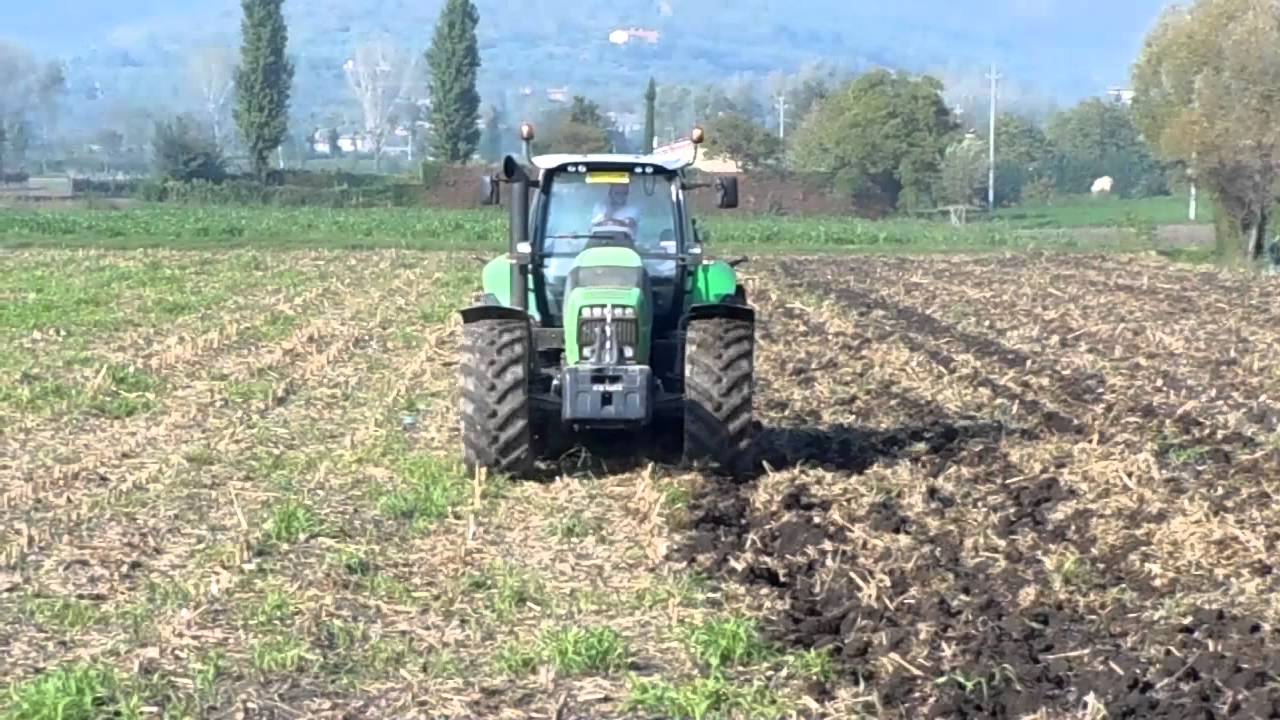 DEUTZ-FAHR Agrotron TTV 630 + dissodatore di profondità 1° video