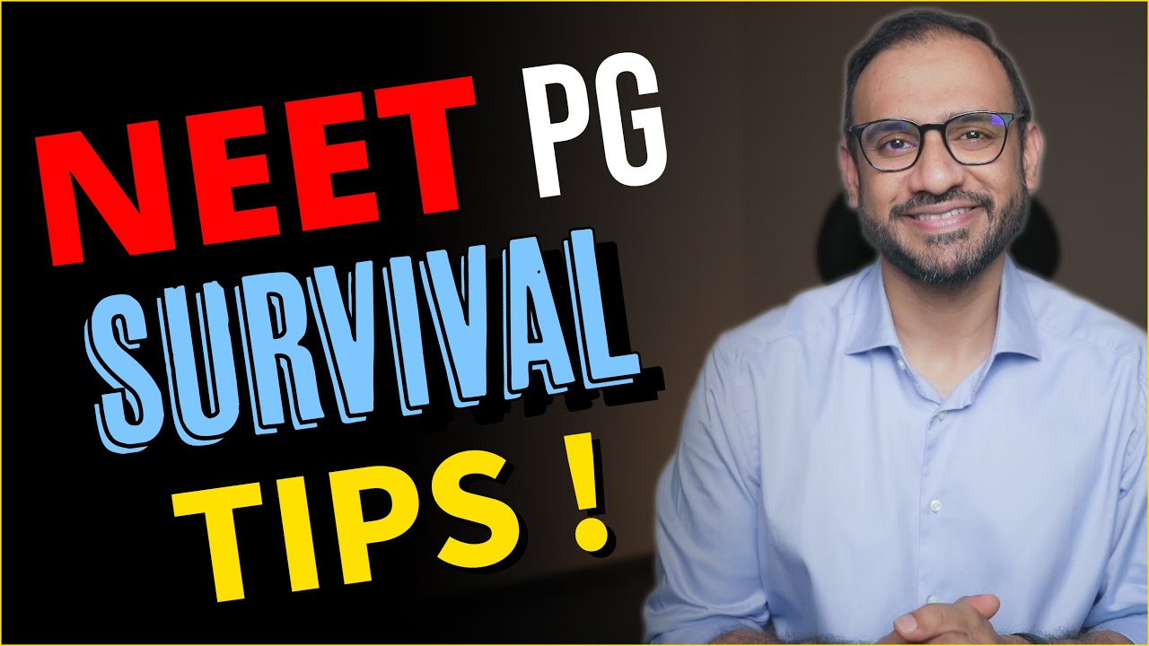 NEET PG - Last Minute Survival Tips ! | INICET FMGE