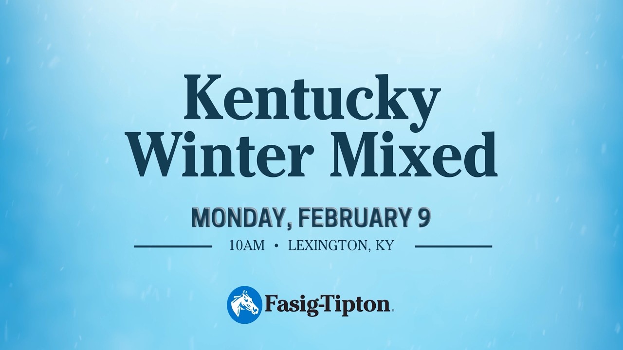 The 2026 Fasig-Tipton Kentucky Winter Mixed Sale