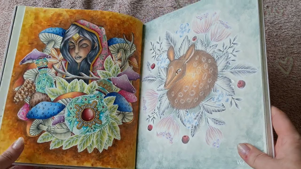 Adult coloring : my favorite colorings of all time (although...🤔😂) - hard back edition books