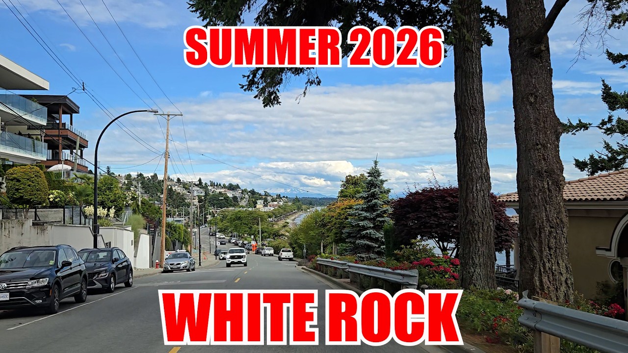 WHITE ROCK CANADA 4K Scenic Driving Tour on July 11 2026