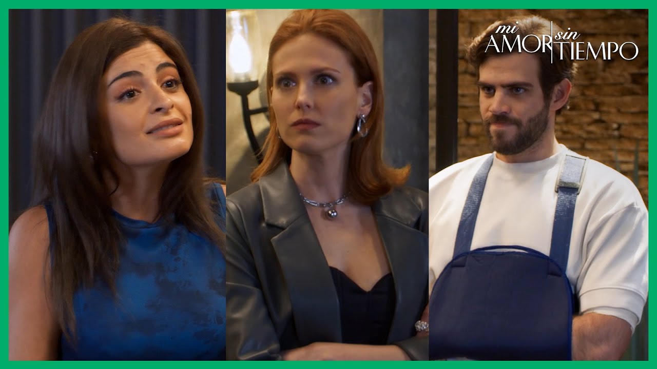 Carolina y Verania se enfrentan por Sebastián | Mi amor sin tiempo 3/4 | Capítulo 48