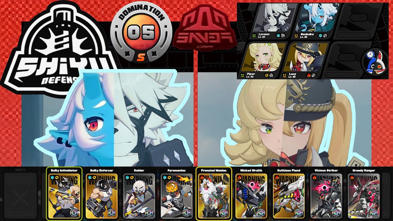 ZZZ old shiyu before reset shiyu critical 5 Lycaon and Soukaku 1st Lucy and Piper 2nd S rank build