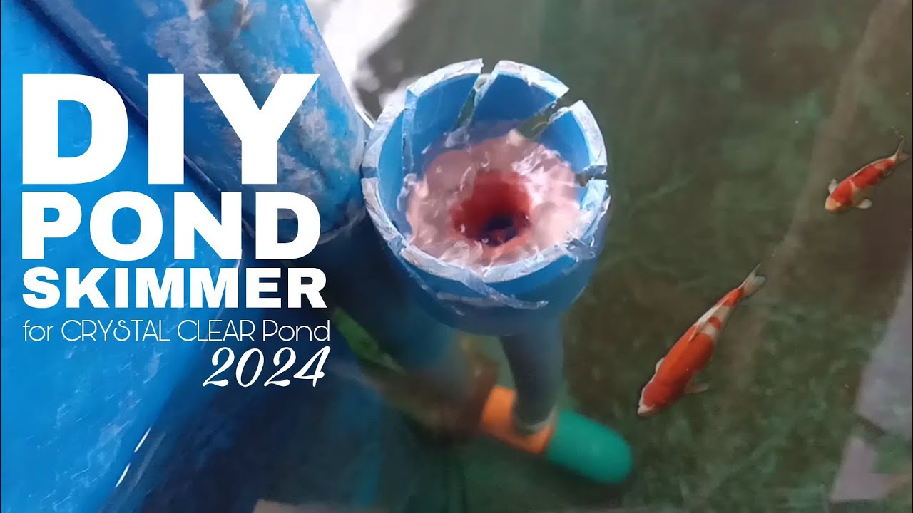 How to make a DIY POND SKIMMER