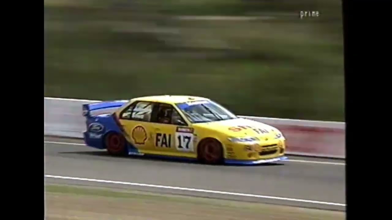 Dick Johnson 1995 Bathurst Tooheys 1000 Shootout Lap in EF Shell DJR Ford Falcon