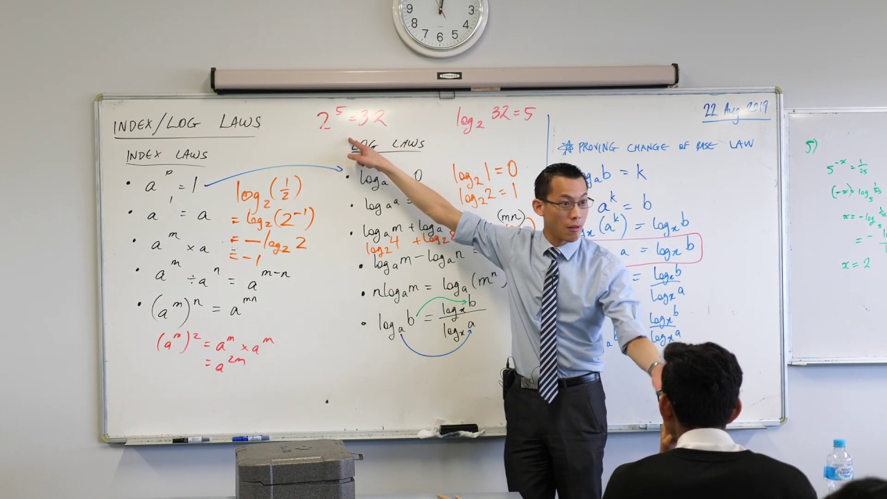 Understanding Logarithms (2 of 2: Changing base; a helpful metaphor)