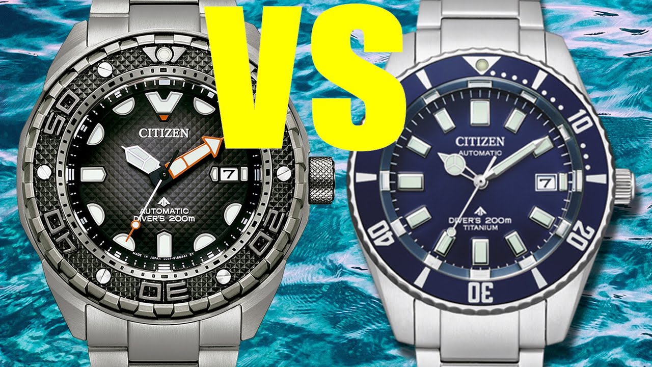 Duelo de titanios. Citizen NB6004-83E vs Citizen NB6021-68L