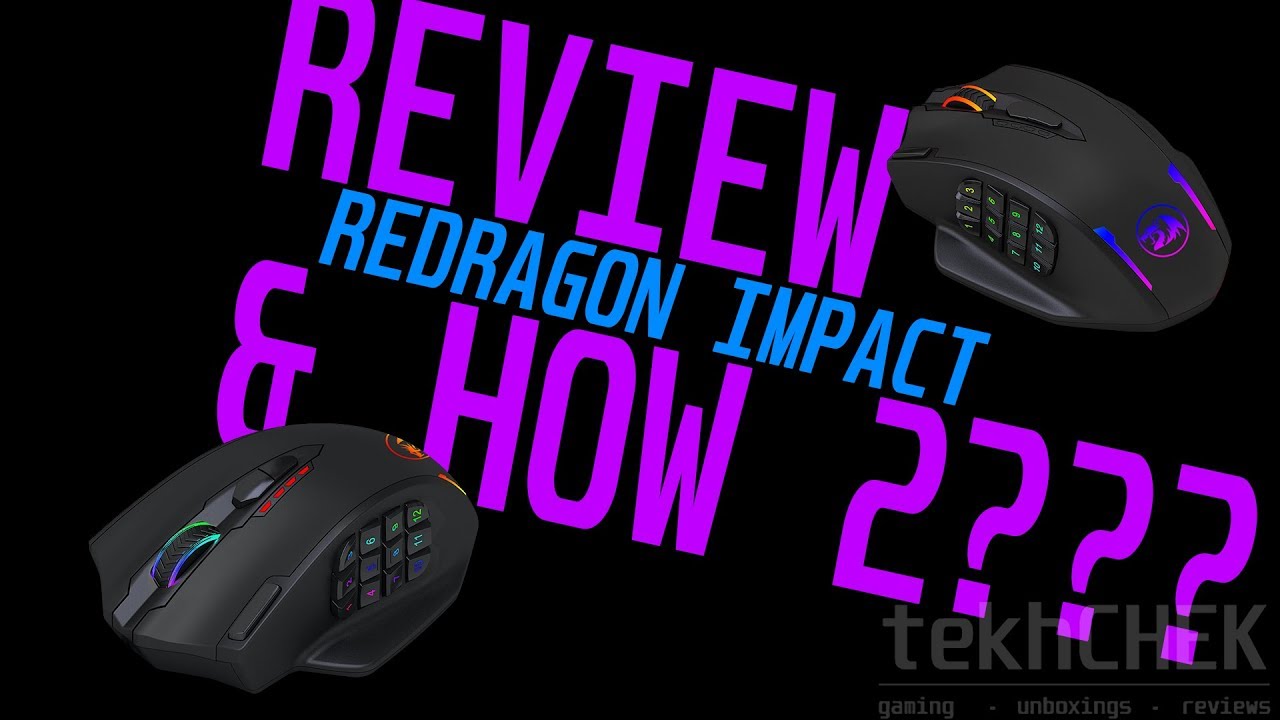 Redragon IMPACT Wired Gaming Mouse - Review & Using Software