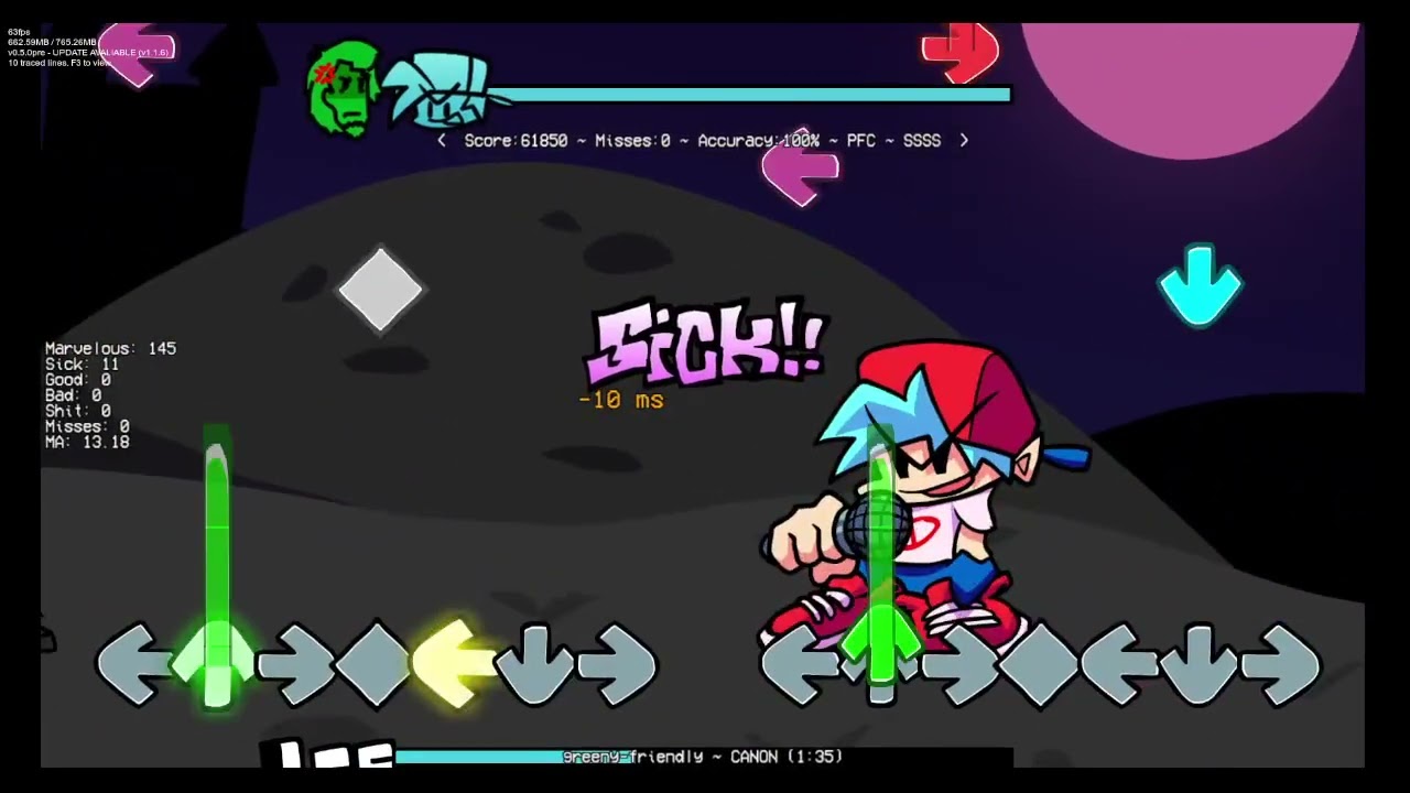 [FNF] Vs Lime Shaggy - Greeny Friendly - Fanchart
