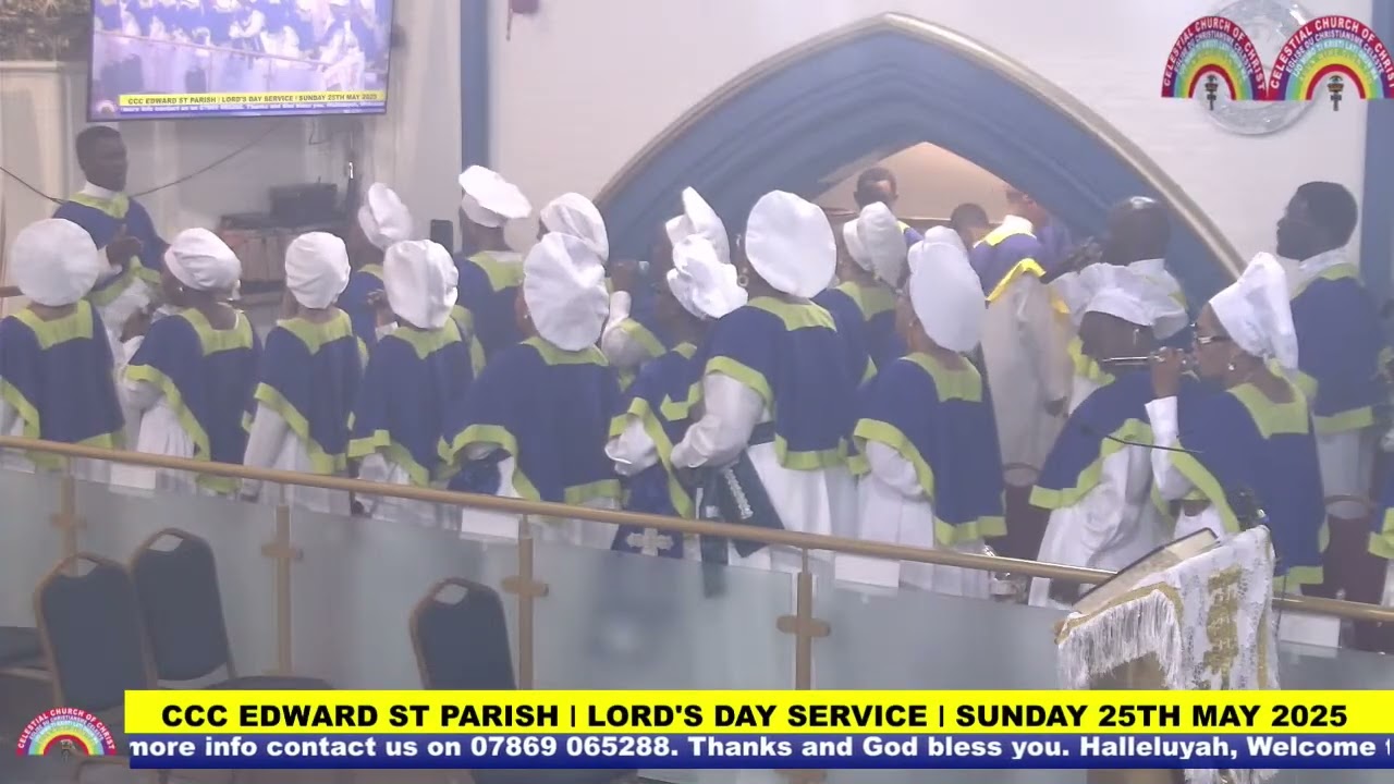 CCC EDWARD ST PARISH | LORD'S DAY SERVICE | SUNDAY 25TH MAY 2025