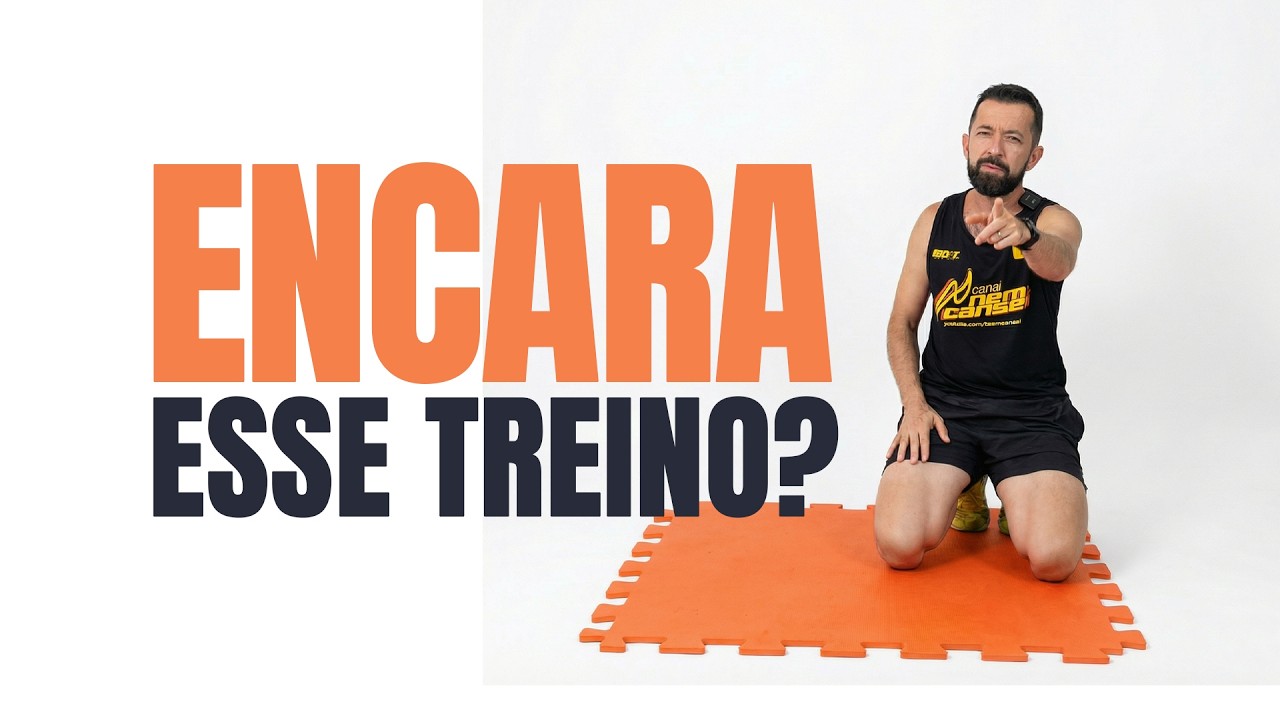 Treino Glúteo e Perna no Chão | Fortalecimento sem Impacto em Casa
