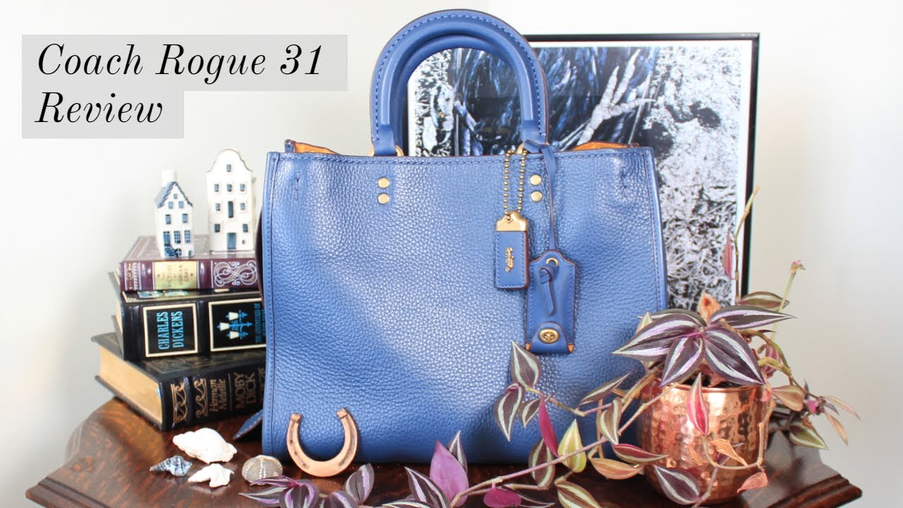 Coach Rogue 31 Denim Blue | Bag Review | Up Close | Mod Shots | Authentication Tips
