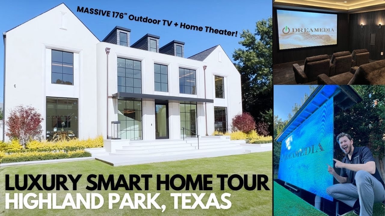 FULL $17M Before & After: Highland Park Texas Luxury Mansion Tech Tour!
