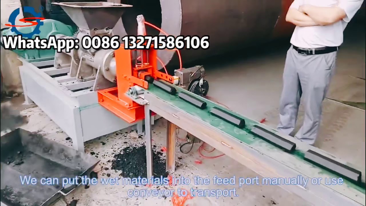 Wood bamboo Charcoal briquettes machine