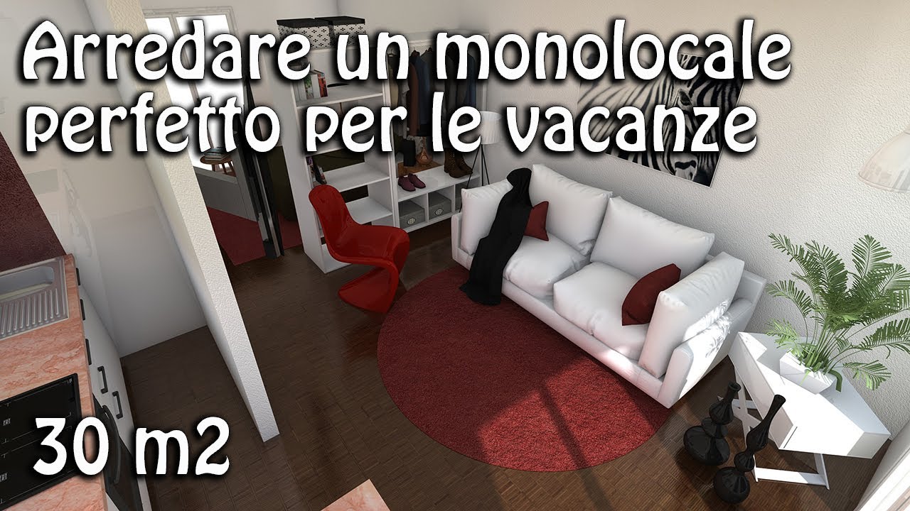 Arredare un monolocale di 30 m2 : perfetto per le vacanze😊