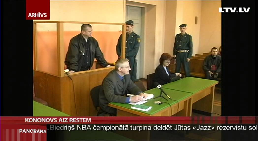 Kononovs aiz restēm