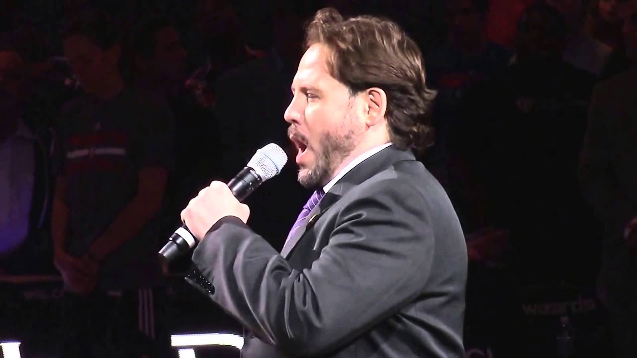 Israel Lozano, Tenor. National Anthem. Verizon Center Washington DC 2015. www.israellozano.com