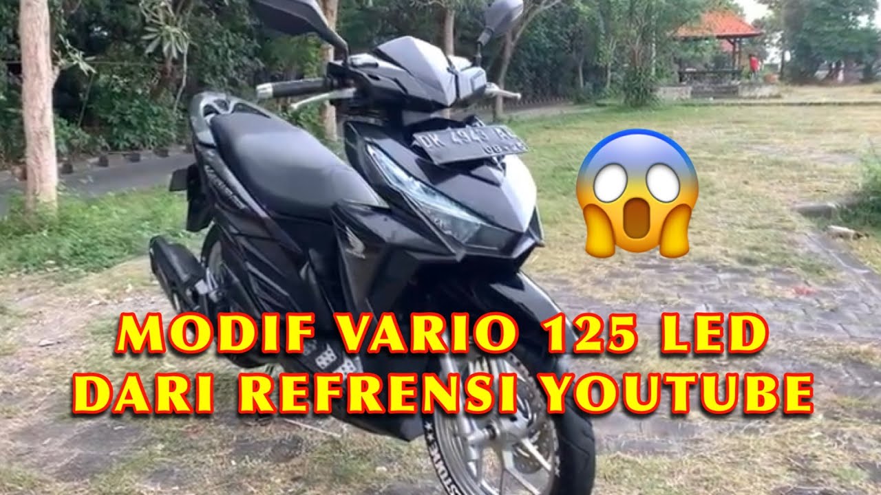 MODIFIKASI HONDA VARIO 125 LED OLD ABU ABU ORI DEALER TAMPIL SIMPLE DAN MINIMALIS - #Review Eps 48