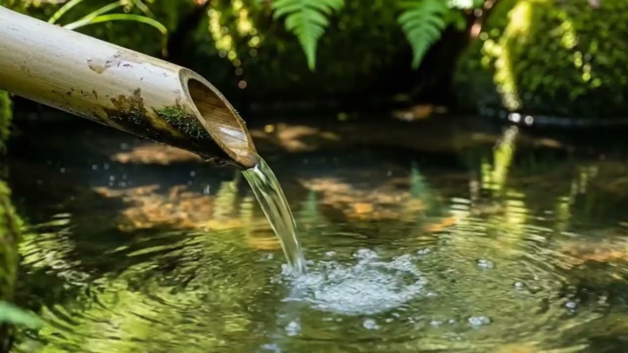 Bamboo Resonance: A Natural Water Soundscape