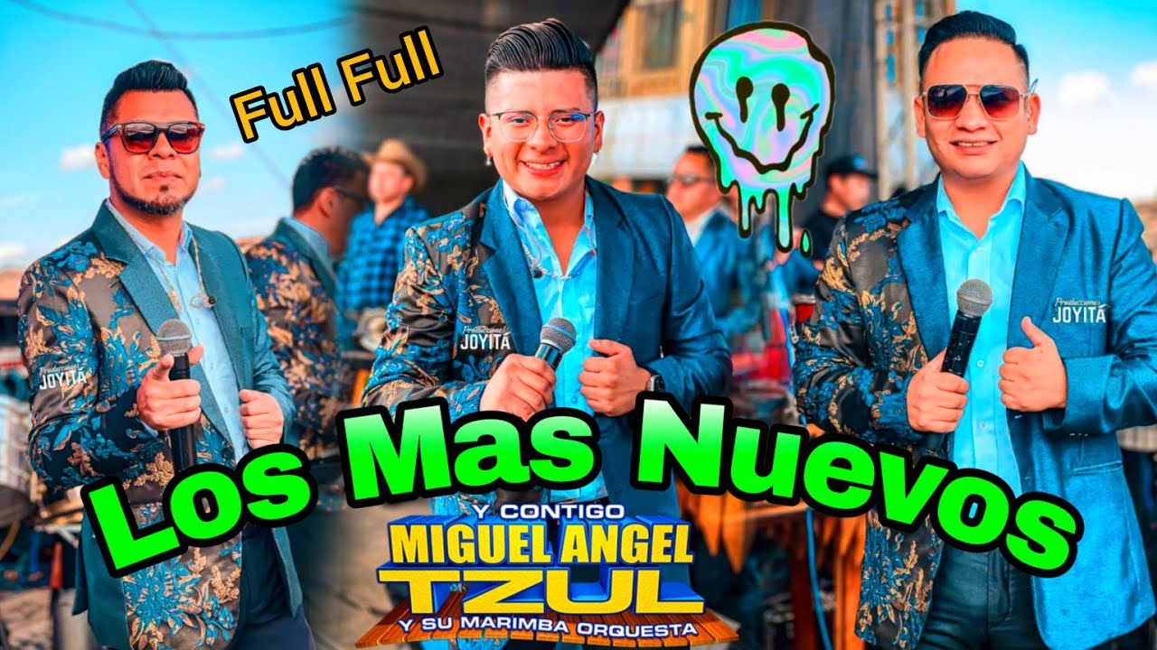 Miguel Angel Tzul - Los Más Nuevos - Cumbia Marimbeada 1 - Cumbia Marimbeada 2 - Tecno Banda Mix