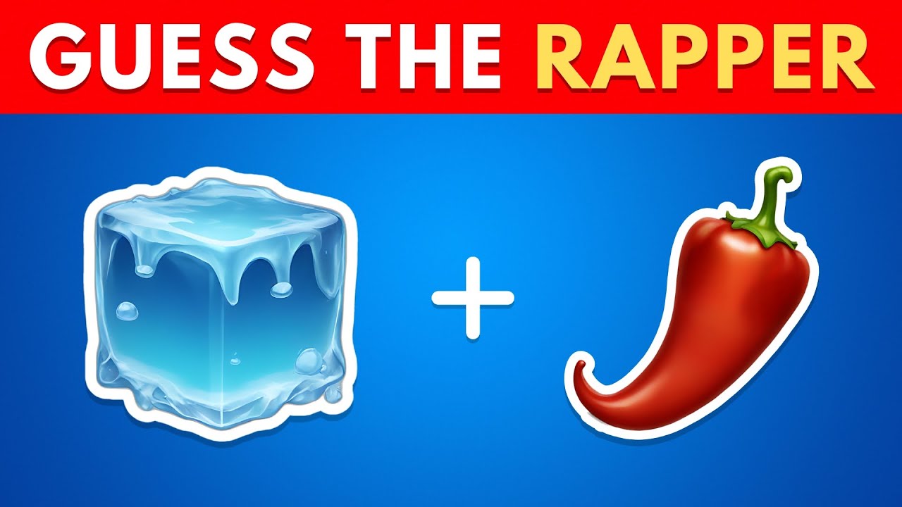 Guess the Rapper by Emoji! | Music Emoji Quiz 🎶