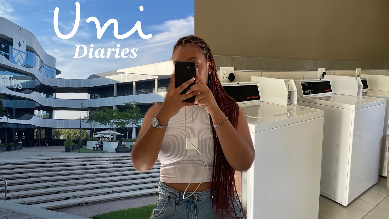 Uni diaries: third week of Uni and I’m drowning! laundry, school meeting | South African Youtuber
