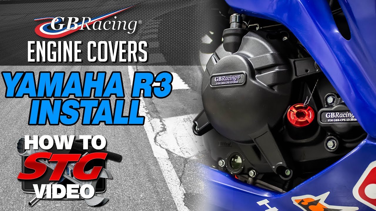 GB Racing Yamaha R3 Engine Cover Install | Sportbike Track Gear