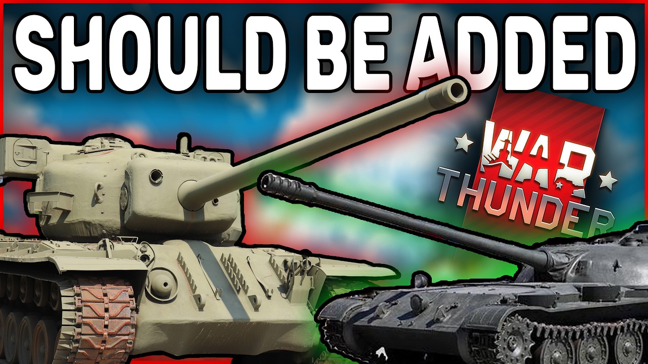 Эти танки следует добавить в War Thunder