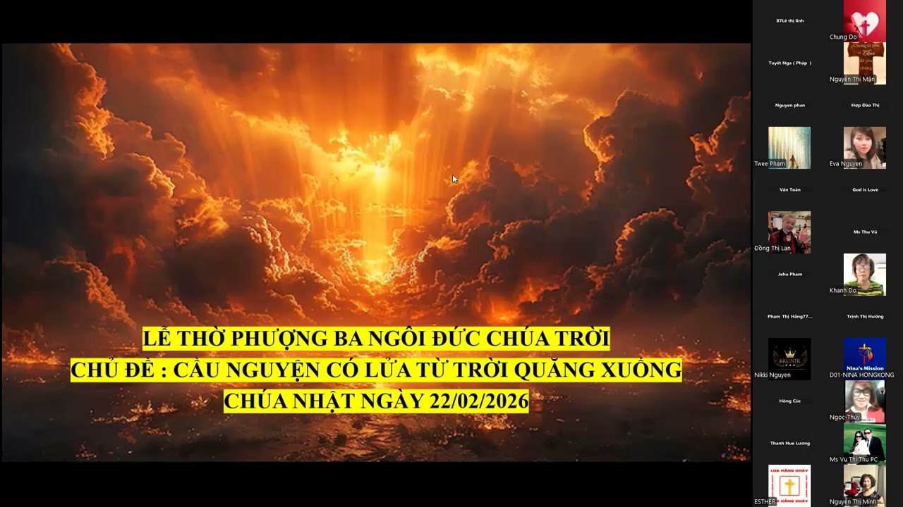 278. HT TLQPTC (Cầu Nguyện Có Lửa Từ Trời Quăng Xuống) Ms Phạm Hữu Thịnh   2-22-2026