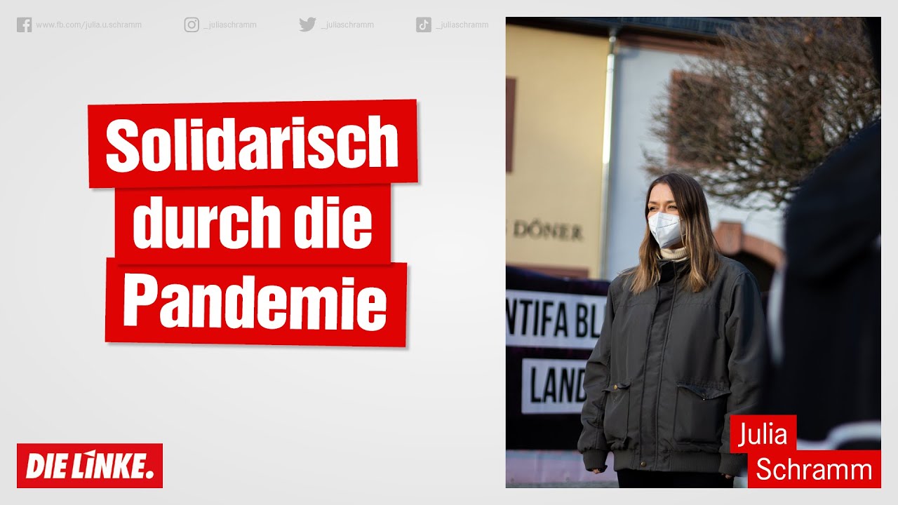 Solidarisch durch die Pandemie - Kundgebung Geithain (12.04.2021) | Rede Julia Schramm