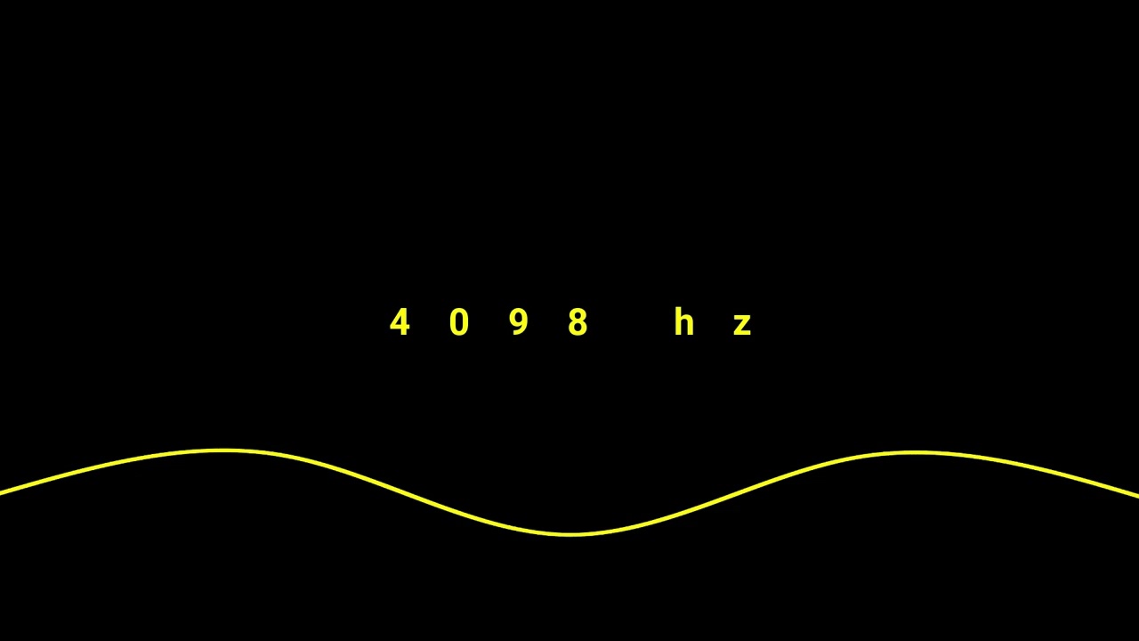 4098 hz frequency tone
