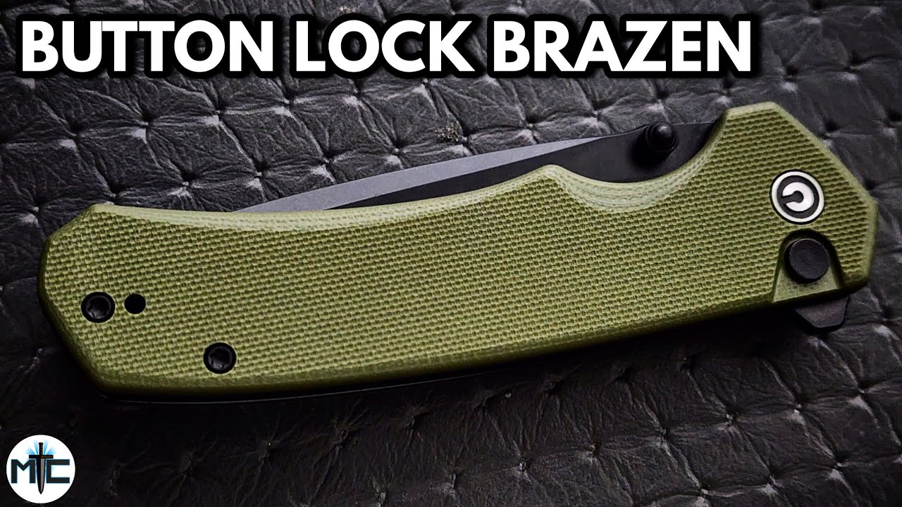 Civivi Brazen Button Lock Folding Knife - Overview and Review