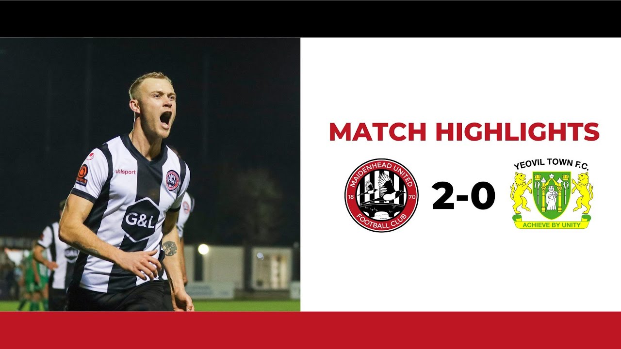 Maidenhead United 2-0 Yeovil Town | Match Highlights | 21st February 2023