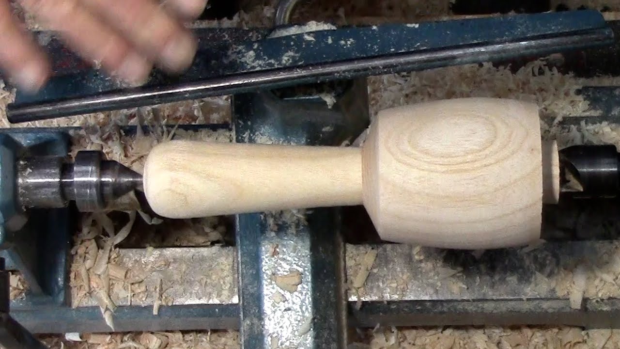 Richard Raffan turns a mallet
