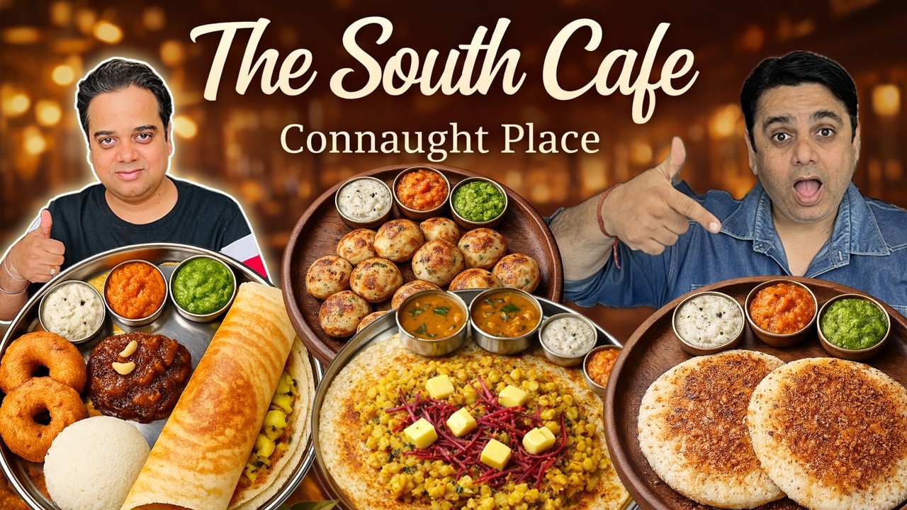 Connaught Place Food South Indian Delhi | Paddu, Ghee Podi Idli, Dosa | The South Cafe ChatoraPoint