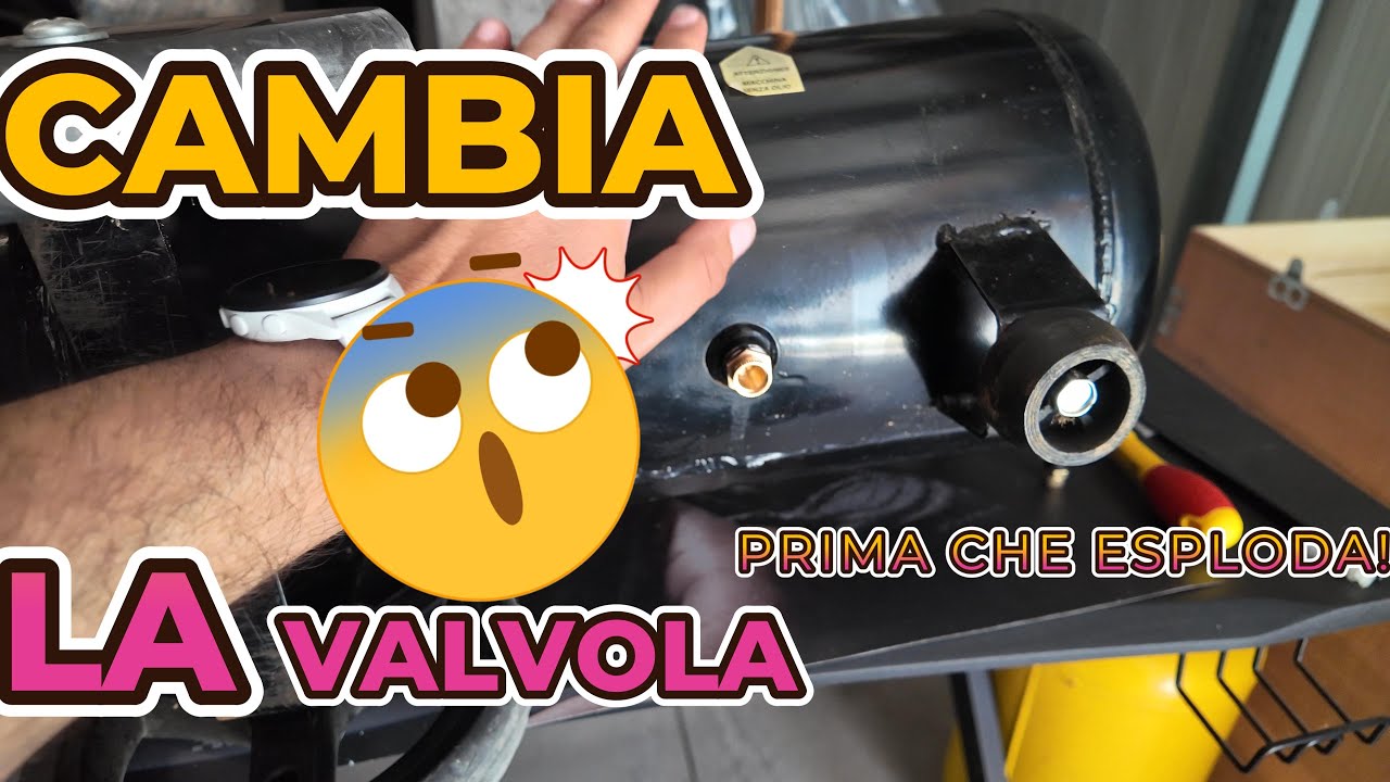 COME SOSTITUIRE UNA VALVOLA DI SFIATO PER IL COMPRESSORE